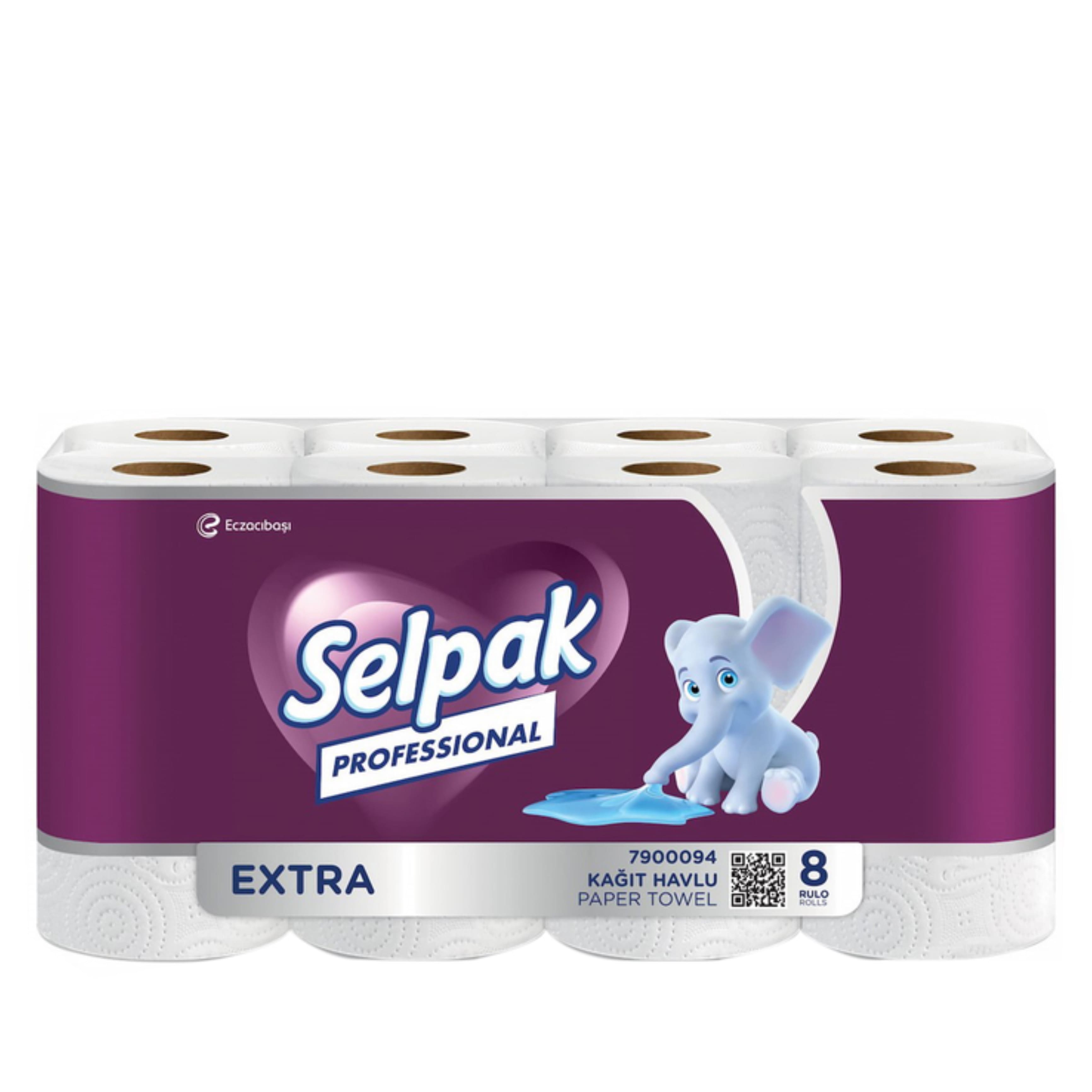 Рушник паперовий кухонний Selpak Professional Extra 2-х шар 8рул/уп